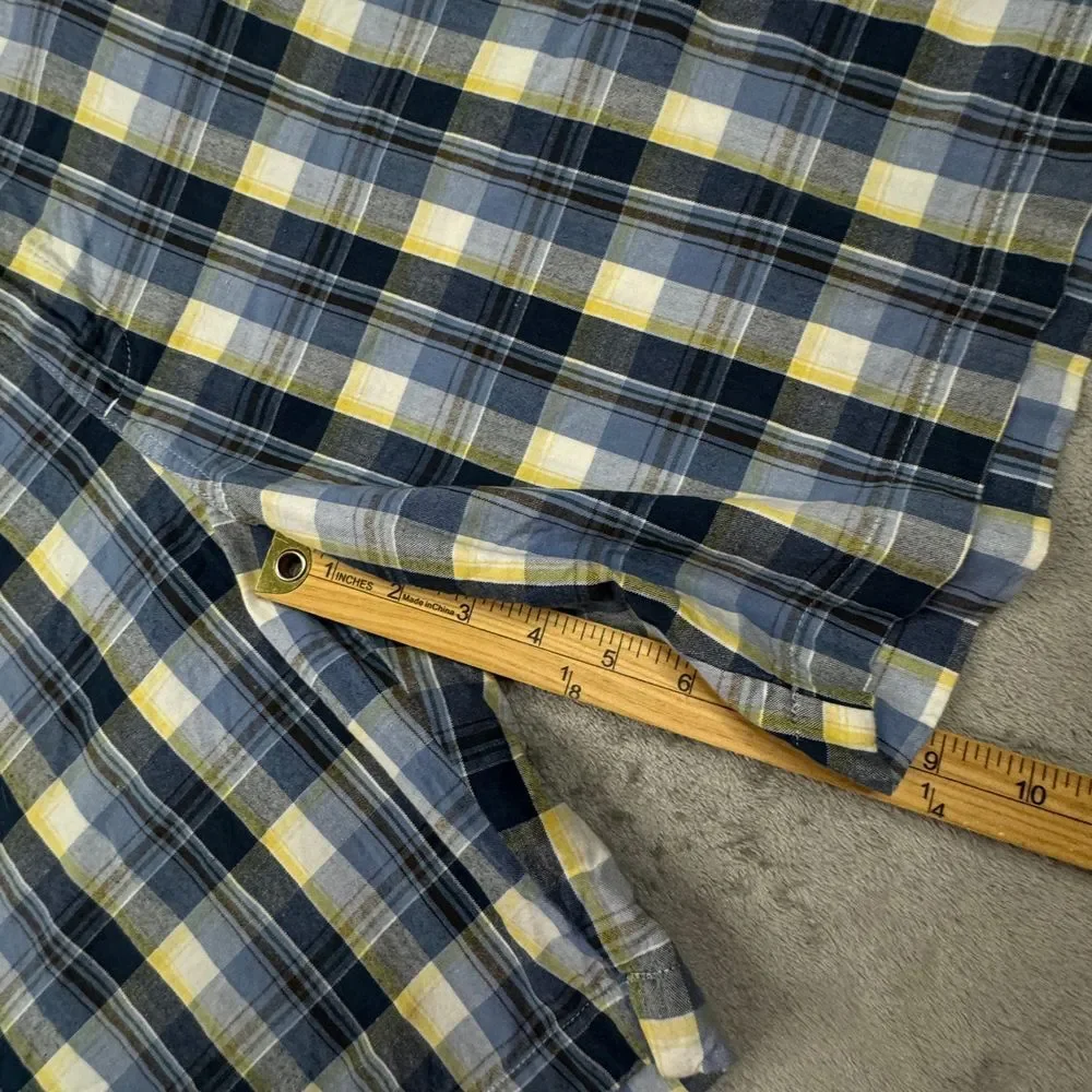Vintage‎ Chaps Ralph Lauren Shorts Men's Size 40 Plaid Flat Front